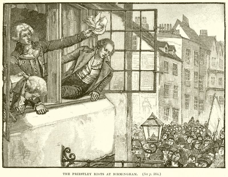 Priestley Riots i Birmingham av English School
