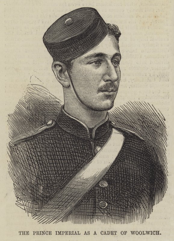 The Prince Imperial as a Cadet of Woolwich (gravyr) av English School