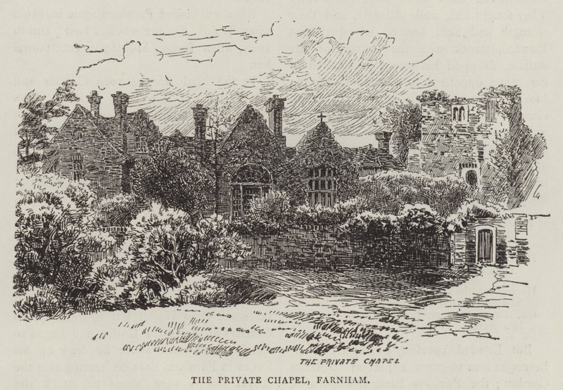 The Private Chapel, Farnham (gravyr) av English School