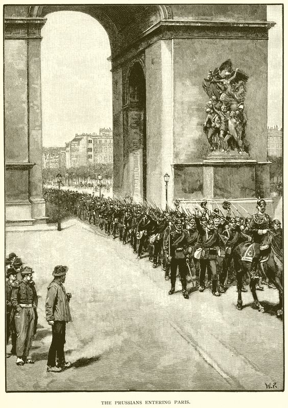Preussarna går in i Paris av English School