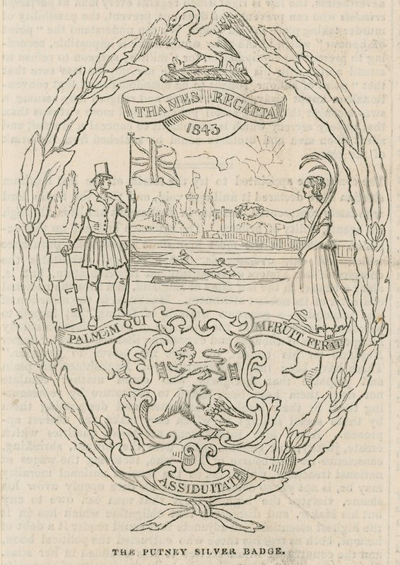 Putney Silver Badge tilldelas under Thames Regatta av English School