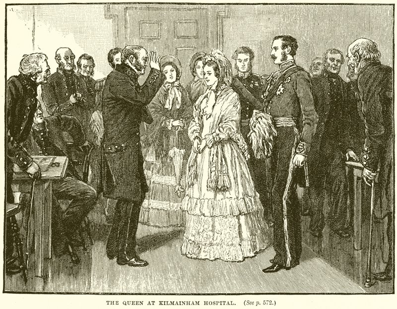Drottningen på Kilmainham Hospital av English School