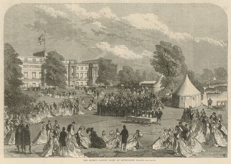 Queens trädgårdsfest på Buckingham Palace av English School