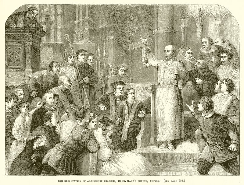 Reinkarnationen av ärkebiskop Cranmer, i St. Mary