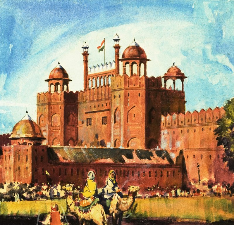 Röda fortet, Delhi av English School