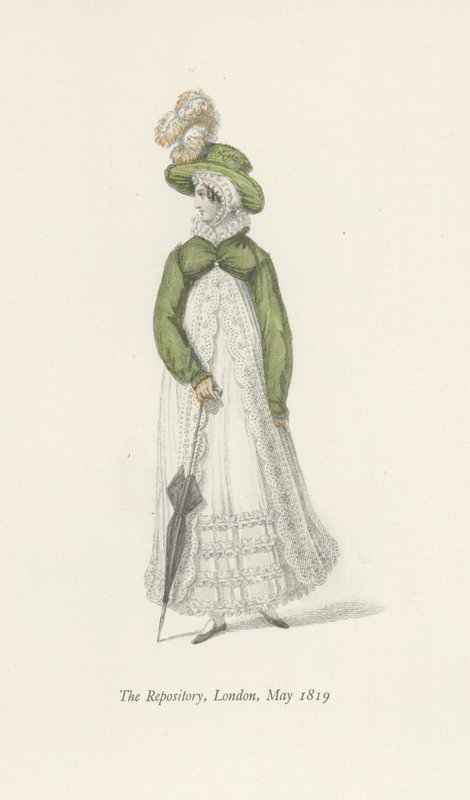 The Repository, London, maj 1819 av English School