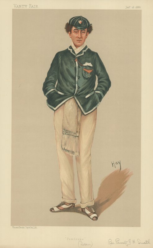 The Rev Ernest John Heriz Smith MA, Pembroke, 28 januari 1888, Vanity Fair tecknad film av English School