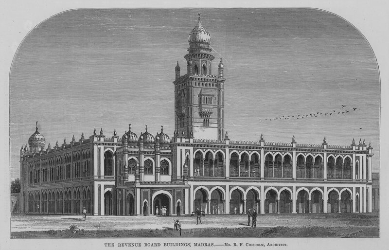 Revenue Board Buildings, Madras (gravyr) av English School