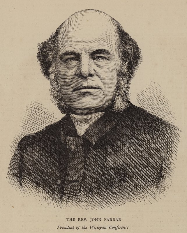 Pastor John Farrar (gravyr) av English School