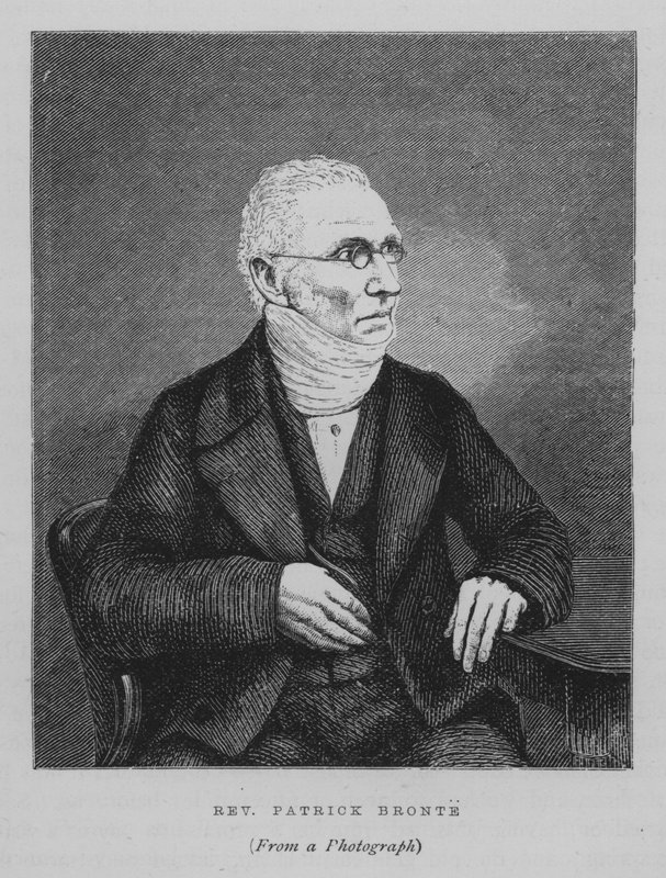 Pastor Patrick Bronte (gravyr) av English School