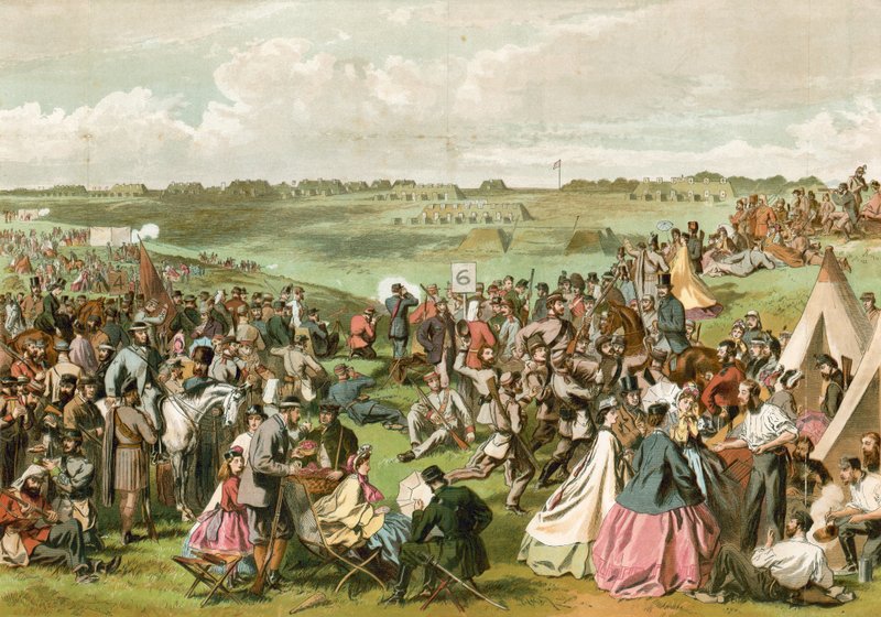 Rifle Contest, Wimbledon, 1864 av English School