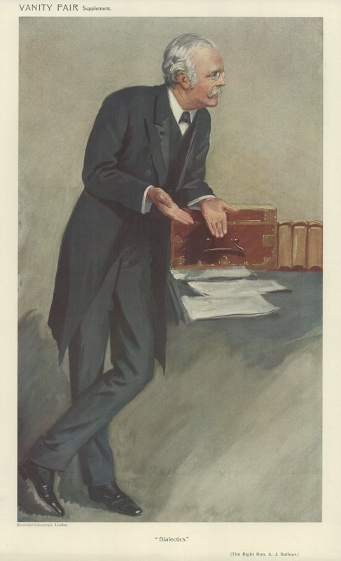 Den rätte ärade A J Balfour, av English School
