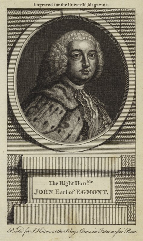 Den rätte ärade John Earl of Egmont av English School