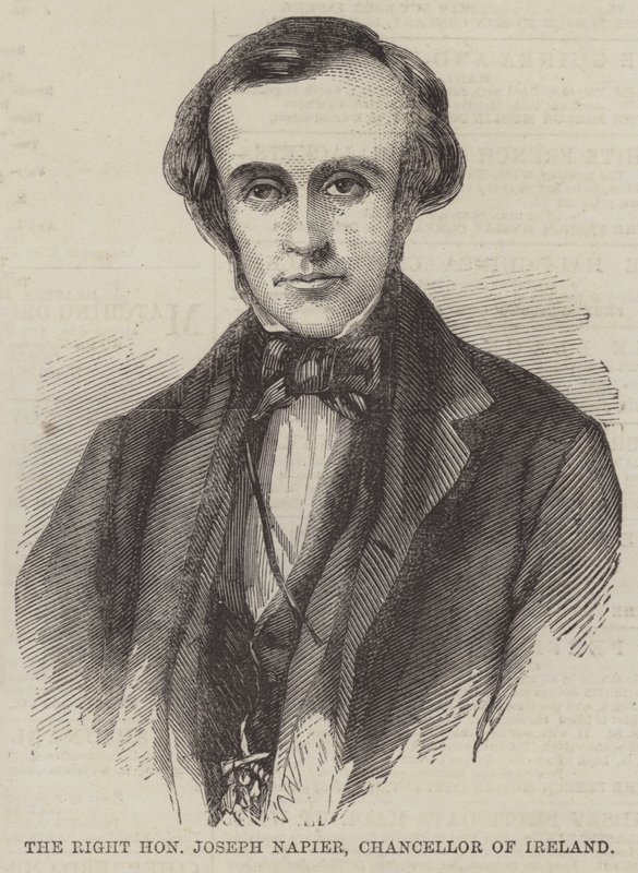 The Right Honorable Joseph Napier, Irlands kansler (gravyr) av English School