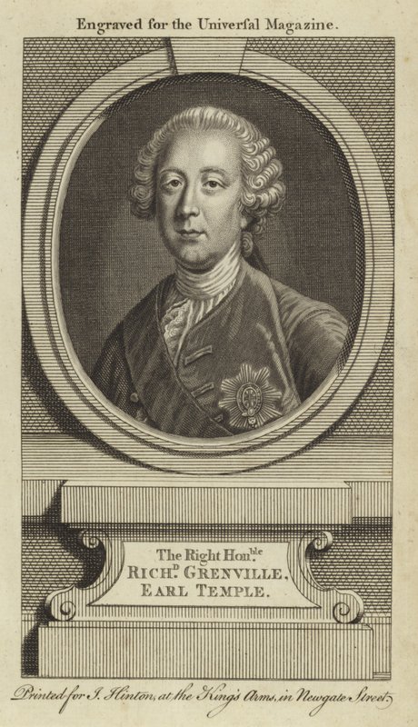 Den rätte ärade Richard Grenville, Earl Temple av English School