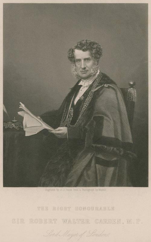 Den höge ärade Sir Walter Carden, Londons borgmästare av English School