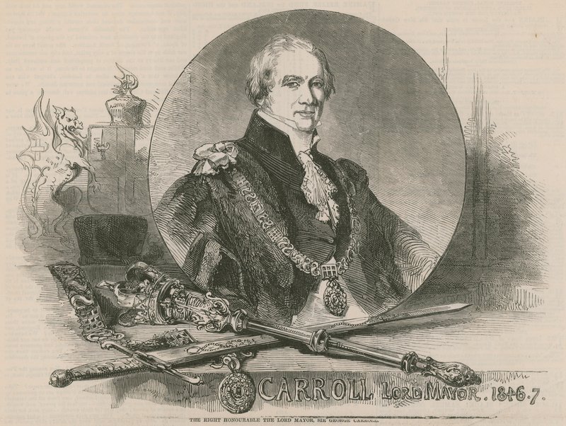 Den rätte ärade Lord Mayor Sir George Carroll av English School