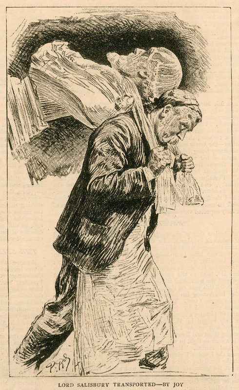 Kungliga Akademien; London; Lord Salisbury transporterad - av glädje av English School