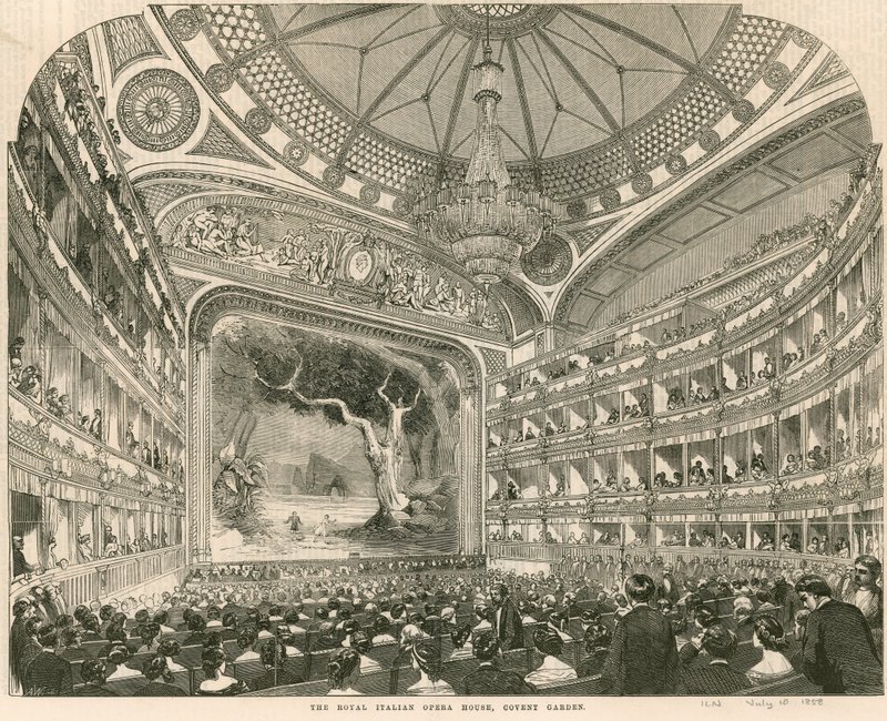 Royal Italian Opera House, Covent Garden, London av English School