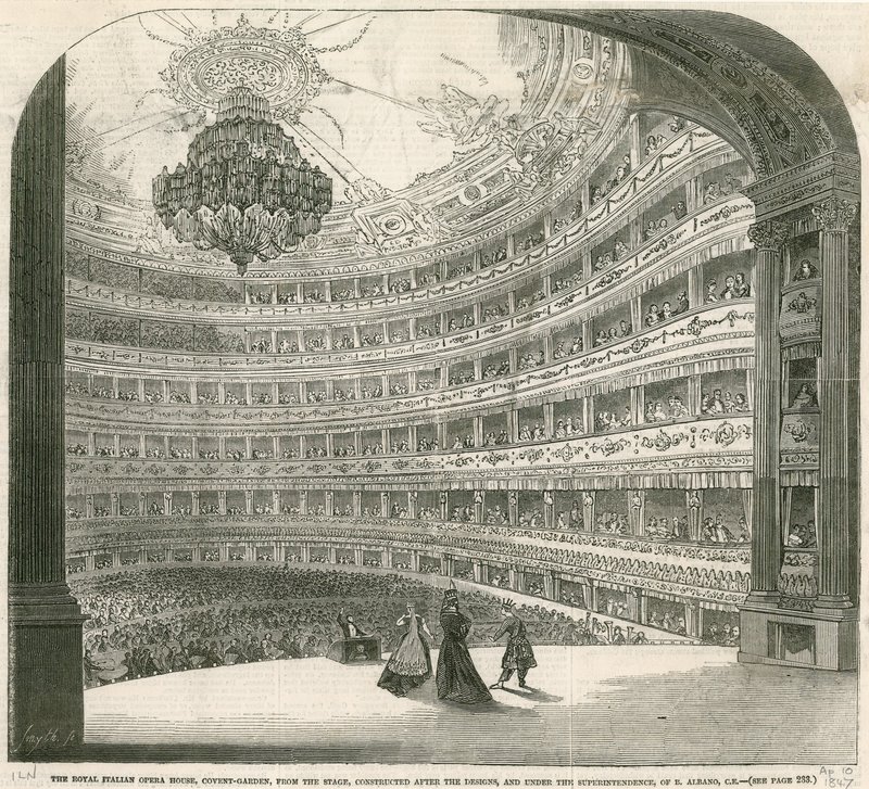 Royal Italian Opera House, Covent Garden, London av English School