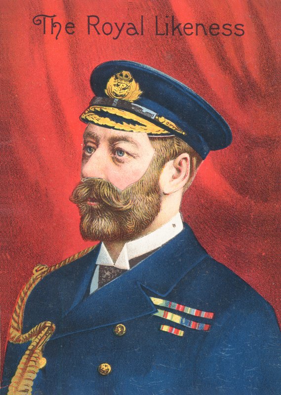 The Royal Likeness - viktorianskt hälsningskort av English School