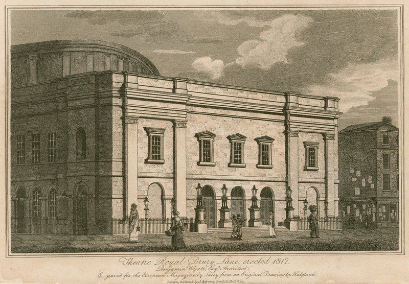 Royal Theatre, Drury Lane, London, uppförd 1812 av English School