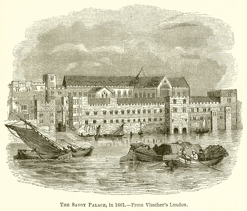 Savoypalatset, 1661 av English School