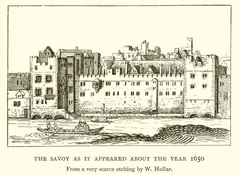 Savoyen som den såg ut omkring år 1650 av English School