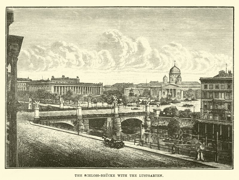 Schloss-brucke med Lustgarten av English School