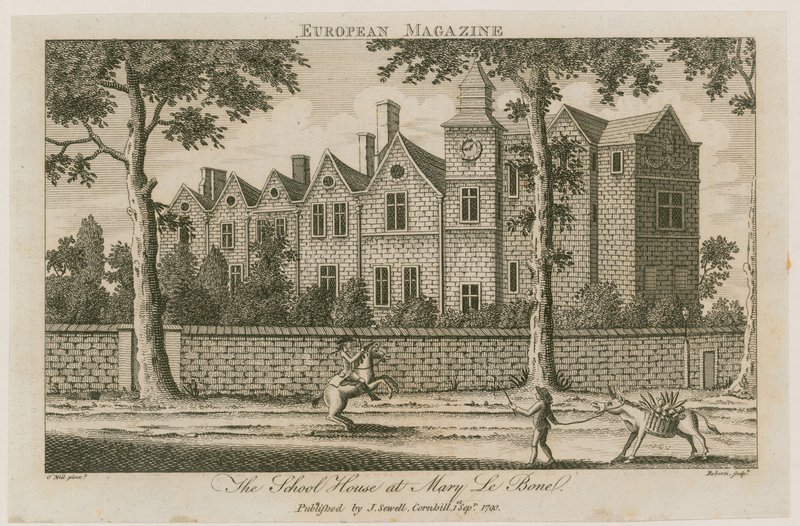 Skolhuset i Marylebone, London av English School
