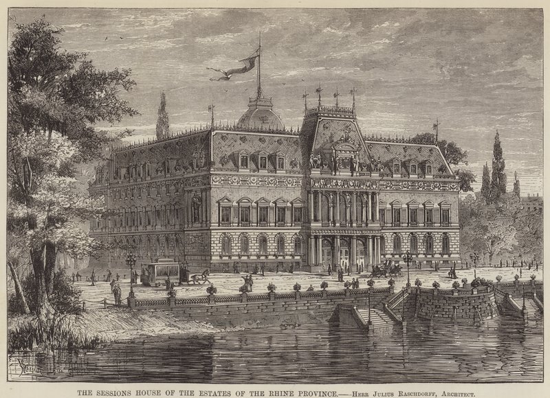 The Sessions House of the Estates of the Rhen Province (gravyr) av English School