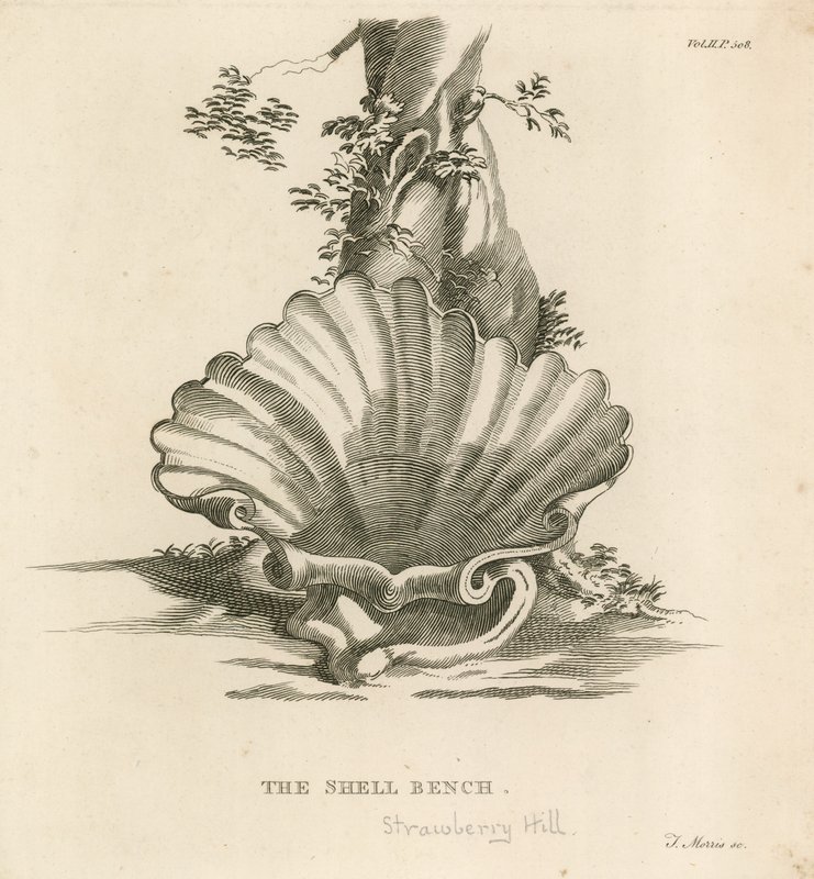 Shell Bench, Strawberry Hill, London av English School