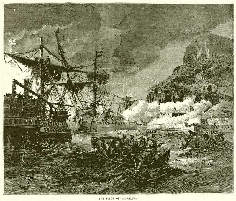 Belägringen av Gibraltar av English School