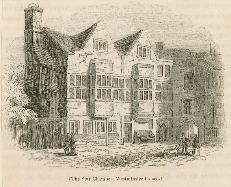 Stjärnkammaren, Westminster Palace, London av English School