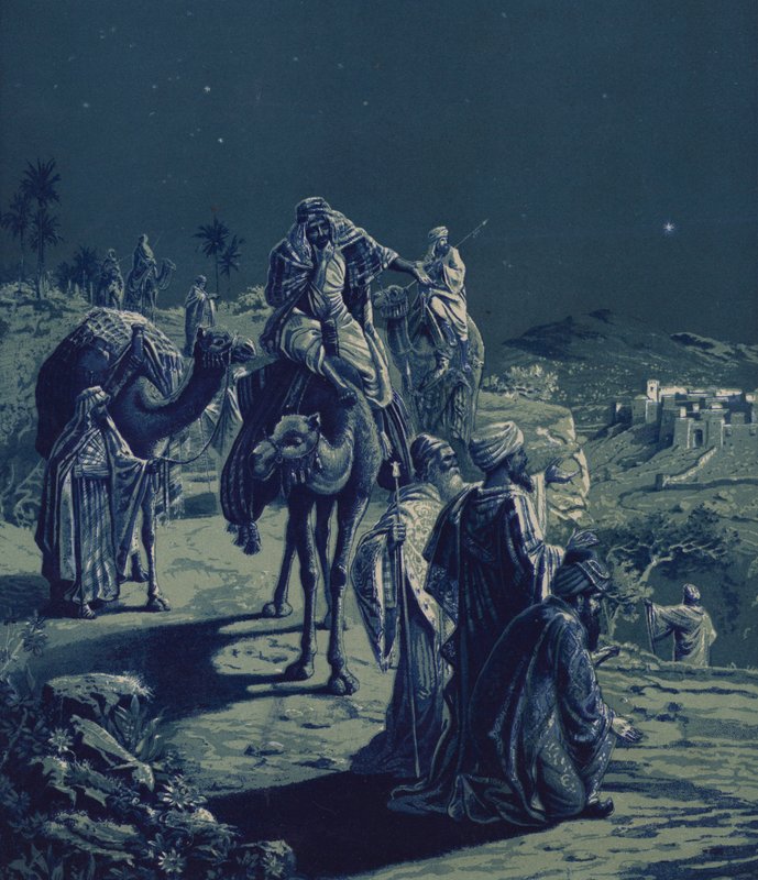 Betlehemsstjärnan (chromolitho) av English School
