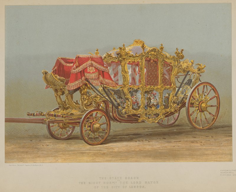 The State Coach of the Right Honorable The Lord Mayor of London av English School