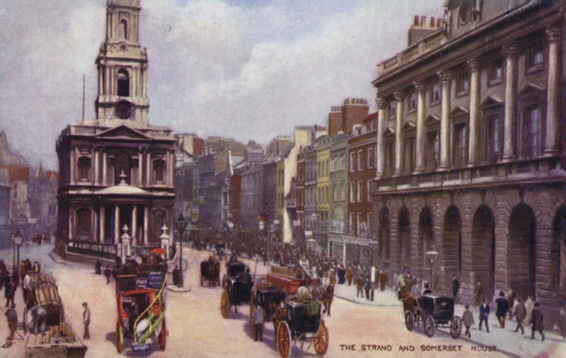 Strand och Somerset House av English School