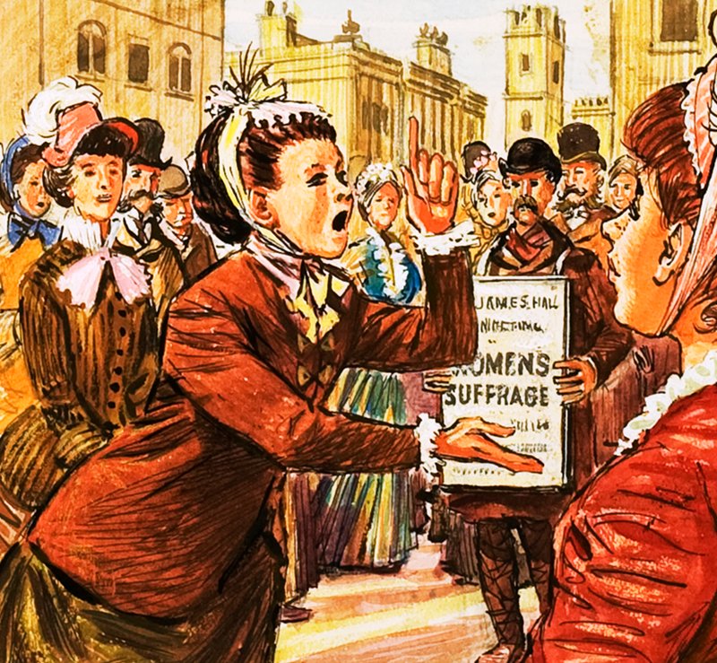 Suffragettrörelsen av English School