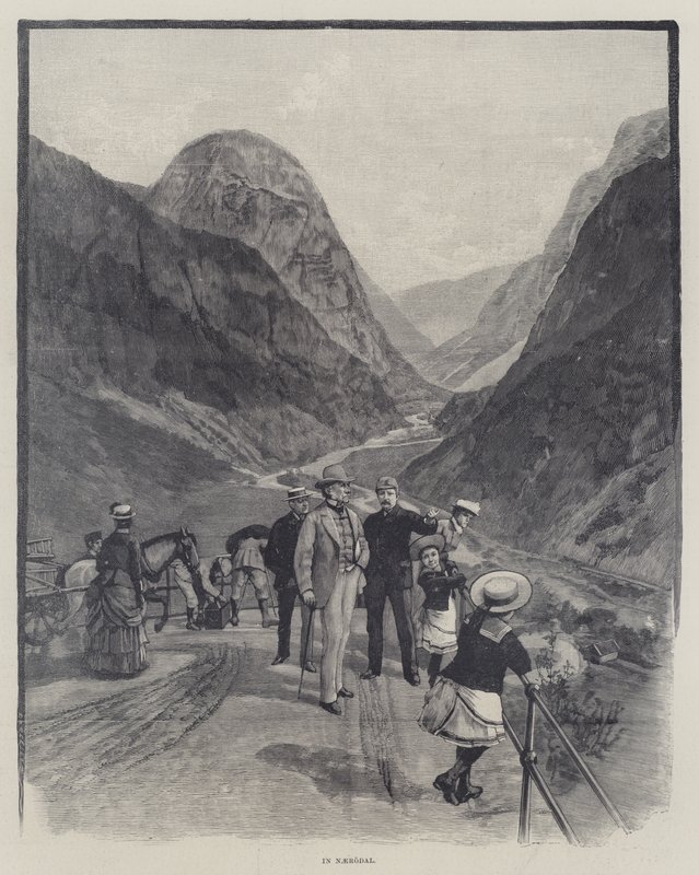 "Solstrålen" i Norge, av Lady Brassey (gravyr) av English School