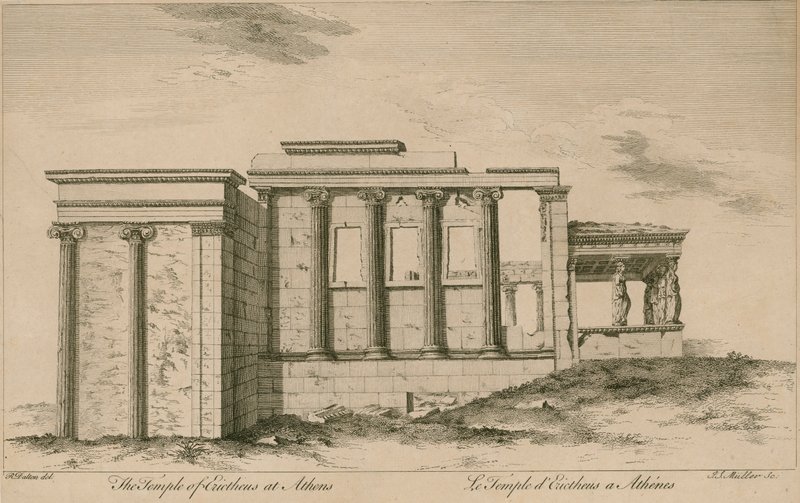 Erictheus tempel i Aten av English School