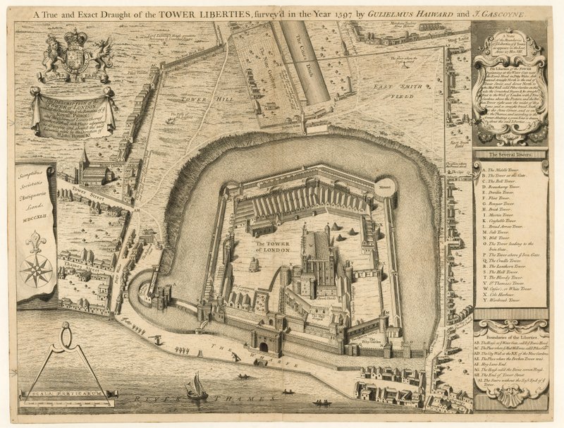 Towern i London undersöktes 1597 av English School