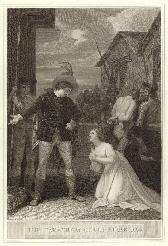 The Treachery of Col Kirke 1685 av English School