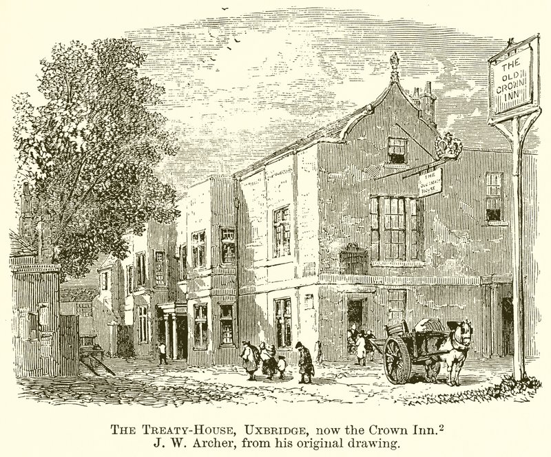 Treaty-House, Uxbridge, nu Crown Inn av English School