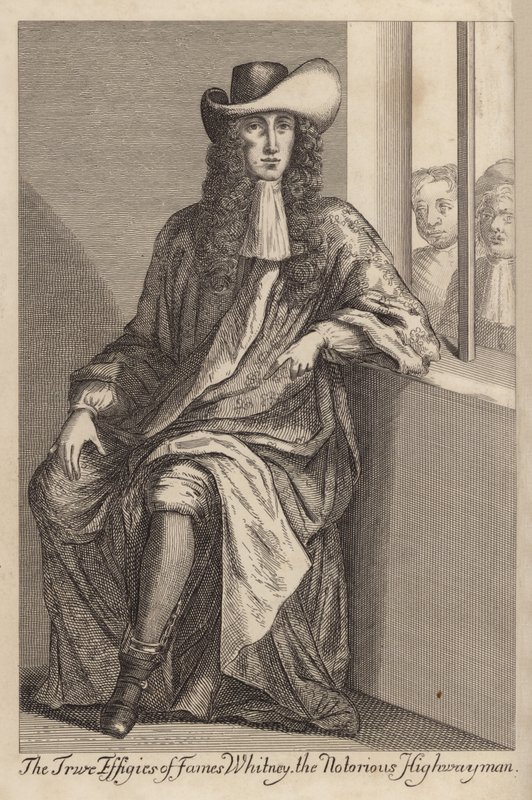 The True Effigies of Fames Whitney, den ökända Highwayman av English School
