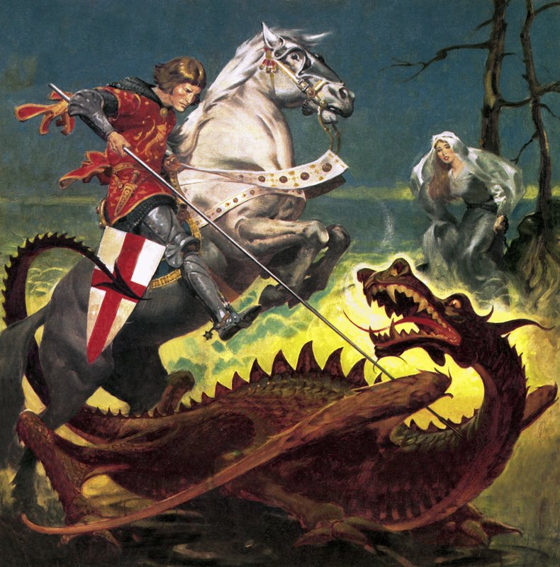 Sanningen bakom legenden: St George -- soldaten som blev ett helgon av English School