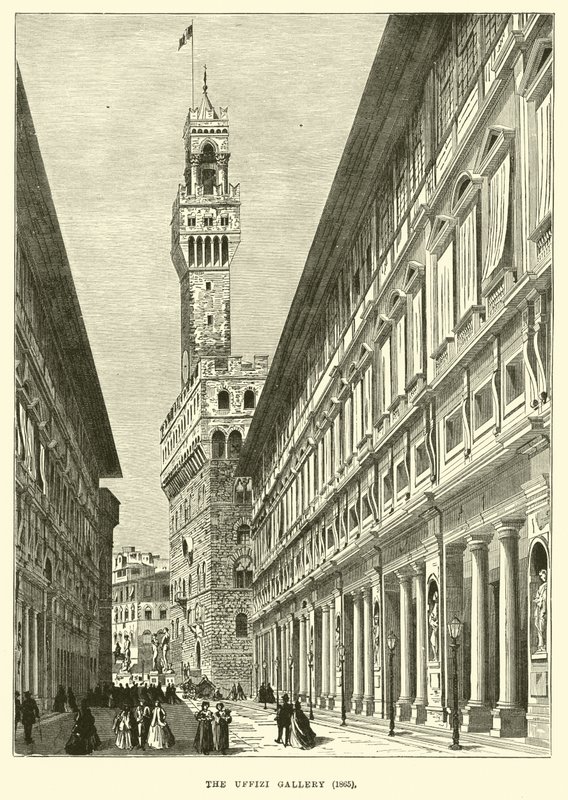Uffizigalleriet, 1865 av English School