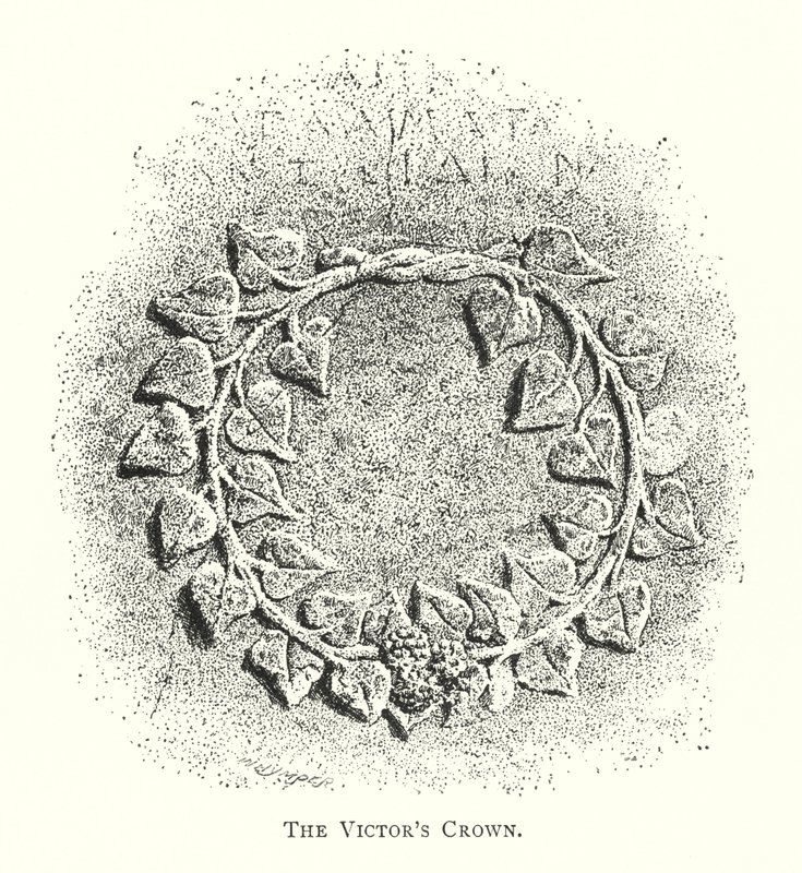 Victors krona (gravyr) av English School