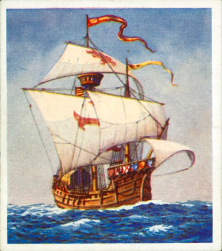 "Vittoria" (färglitografi) av English School