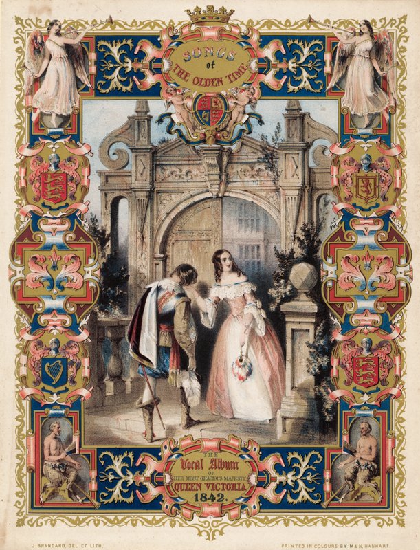 Hennes nådigaste majestät drottning Victorias sångalbum 1842 av English School