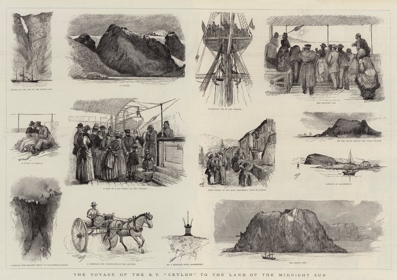 The Voyage of the SY "Ceylon" to the Land of the Midnight Sun (gravyr) av English School